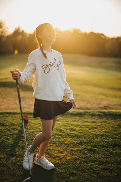 Girls' GOLF Slogan Sweater