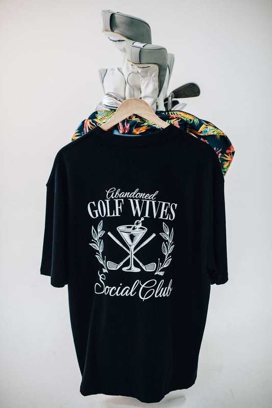 Women's 'Abandoned Golf Wives' Oversized T-Shirt