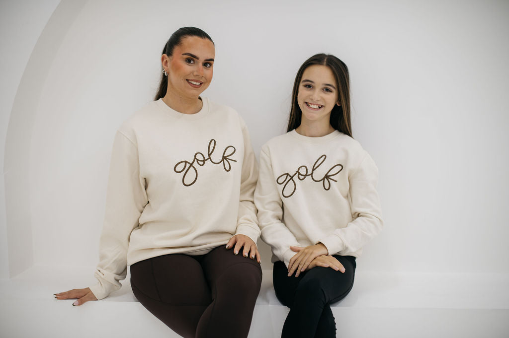 Women's GOLF Slogan Sweater