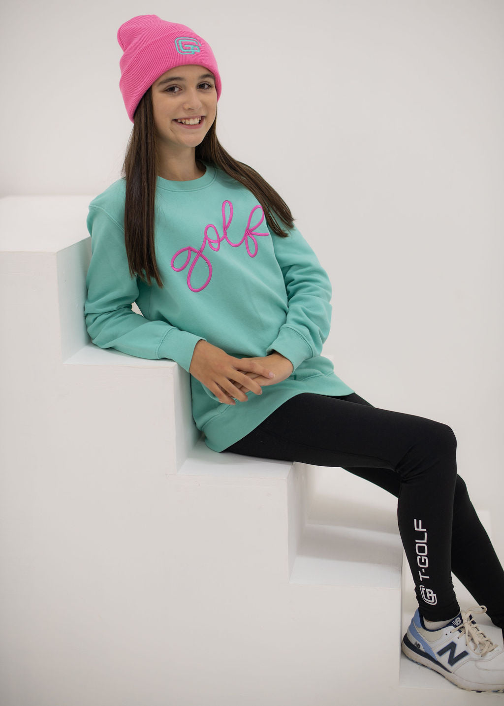Girls' GOLF Slogan Sweater